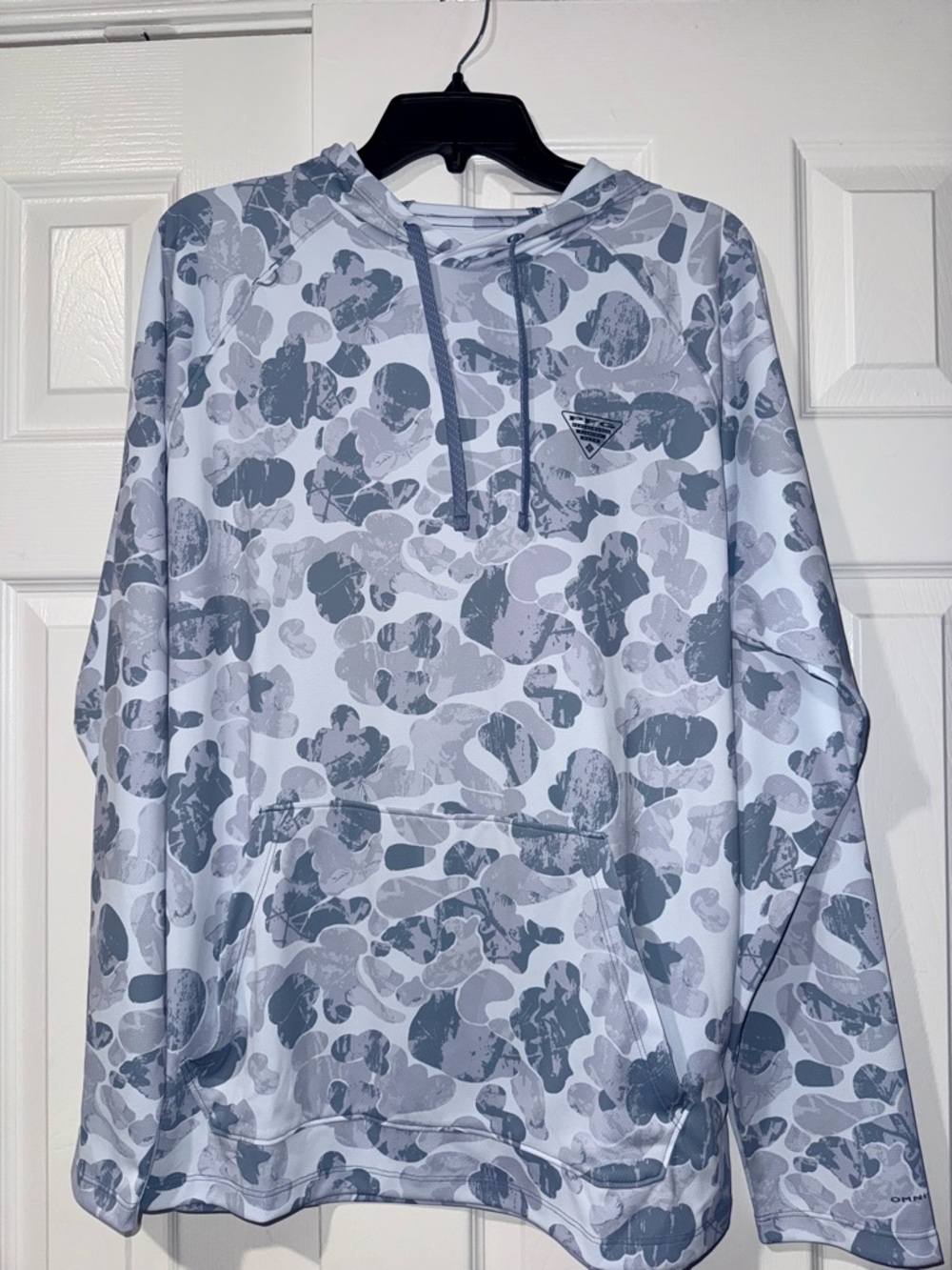Men's Columbia Camouflage Hooded Pullover Sweater